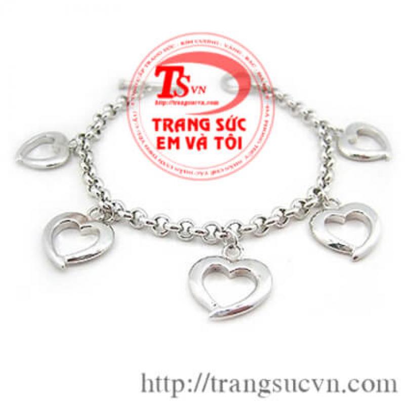 Lắc bạc đẹp sang trọng