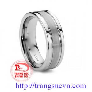 Nhẫn bạc nam trơn