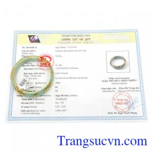 Giấy kiểm định đá quý từ trung tâm ngọc học