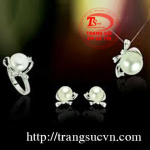 mặt dây bông tai ngọc trai