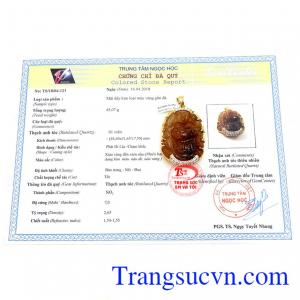 Giấy kiểm định của Trung tâm ngọc học