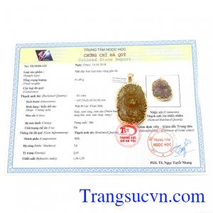 Giấy kiểm định của trung tâm ngọc học
