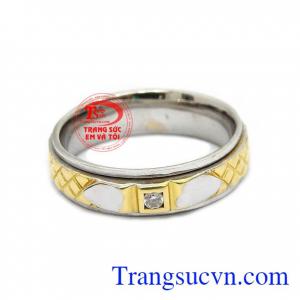 Mặt nhẫn thiết kế tinh tế và sang trọng