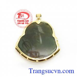 Mặt Di Lặc Bọc Vàng Tài Lộc bền đẹp, đeo hợp phong thủy