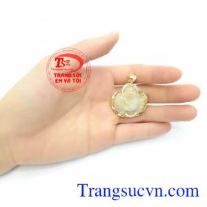 Mặt Phật Di Lặc Thịnh Vượng đeo hợp nhiều loại dây chuyền khác nhau