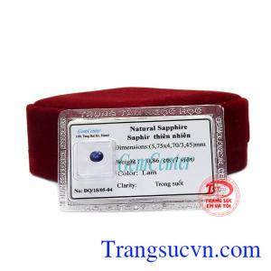 Đá sapphire được ép vỉ sang trọng