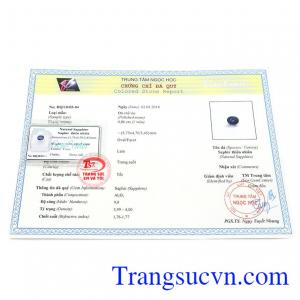 Sản phẩm có giấy kiềm định đá quý