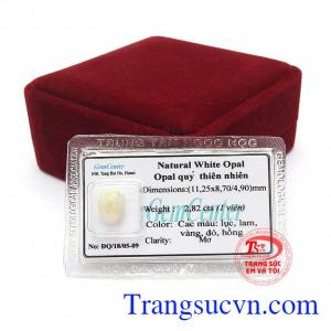 Sản phẩm có thể kết hợp với vàng để tạo thành trang sức. Sản phẩm có giấy kiểm định đá quý