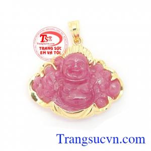 Mặt Phật Di Lặc Ruby Bình An