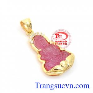 Phật Bà Quan Âm May Mắn bọc vàng bền đẹp, tinh tế