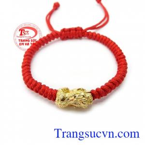 Dây tết charm tì hưu may mắn là sản phẩm dây tết handmade xinh xắn