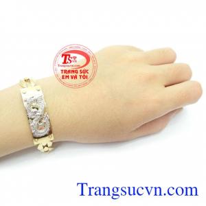 Lắc Tay Nam Rồng Cá Tính bền đẹp, sáng bóng