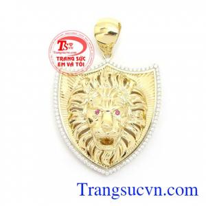 Mặt Dây Sư Tử Thời Trang với hình tượng đầu sư tử được chế tác tinh xảo mang lại sự đẳng cấp, phong cách và cá tính cho phái mạnh