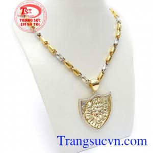 Bộ dây chuyền nam khập khẩu độc đáo