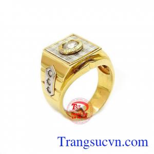 Nhẫn nam 18k lịch lãm