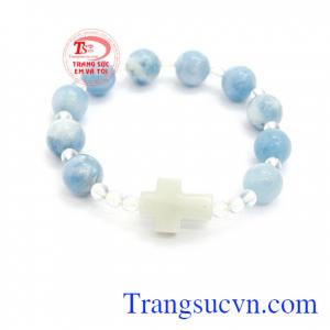  Chuỗi ngọc mân côi đeo tay đẹp, may mắn, thành công, hạnh phúc, mang bình an cho người đeo và năng lần chuỗi Mân côi hàng ngày, đeo bền đẹp, sáng bóng