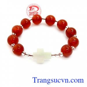 Chuỗi tay mã não công giáo là sản phẩm mã não thiên nhiên