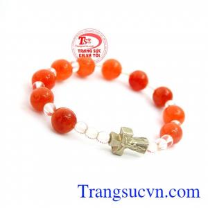 Chuỗi tràng hạt đeo tay may mắn, thành công, hạnh phúc, mang bình an cho người đeo. 