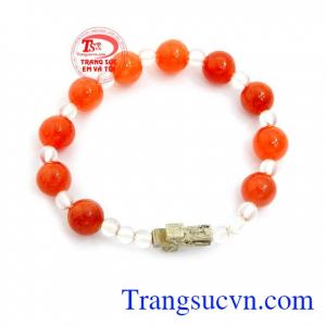 Chuỗi vòng tay cẩm thạch công giáo là sản phẩm đẹp, được kết từ các hạt cẩm thạch thiên nhiên.