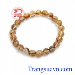 Chuỗi vòng thạch anh tóc thiên nhiên