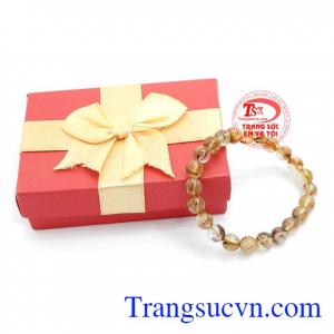 Chuỗi vòng thạch anh tóc thiên nhiên