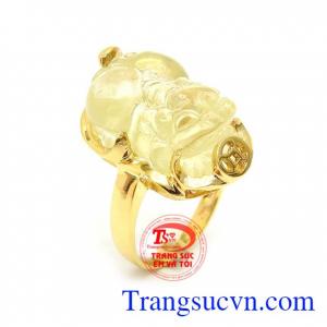 Nhẫn Nữ Tỳ Hưu Cát Tường, tài lộc