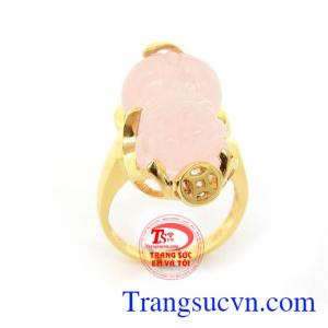 Nhẫn Nữ Tỳ Hưu Thành Đạt may mắn