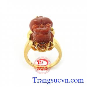 Nhẫn Tỳ Hưu Ngậm Tiền Phát Tài, phát lộc