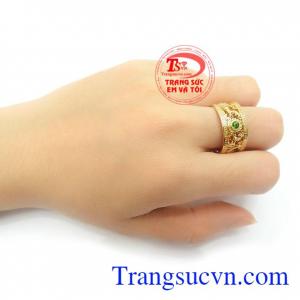 Nhẫn Nam Chạm Khắc Cá Tính