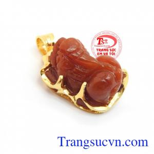 Mặt Dây Tỳ Hưu Thành Đạt phù hợp nhiều loại dây chuyền khác nhau