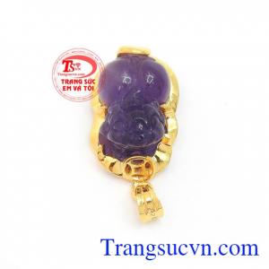 Mặt Dây Tỳ Hưu Cát Khí bọc vàng sang trọng