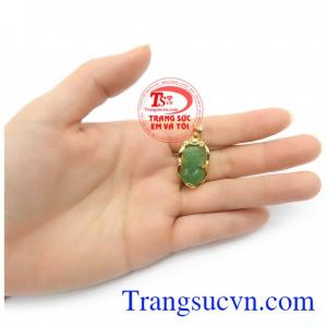 Mặt Dây Tỳ Hưu Phúc Lộc chạm khắc sắc nét, phù hợp nhiều loại dây chuyền khác nhau