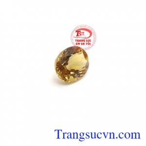 Viên thạch anh vàng đẹp phù hợp với người mệnh kim 