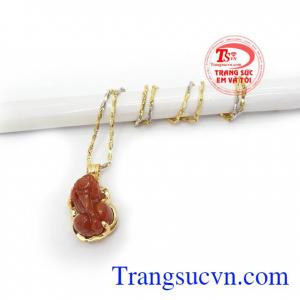 Bộ Dây Chuyền Tỳ Hưu May Mắn hợp thời trang, phong cách phái đẹp