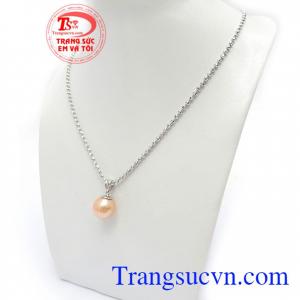 Bộ dây chuyền nữ ngọc trai đẹp, chất lượng