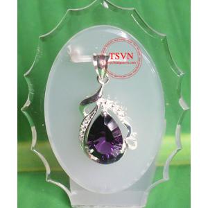 Mặt dây gắn đá Thạch Anh 2