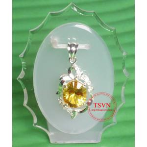 Mặt dây gắn đá Thạch Anh 7