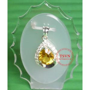 Mặt dây gắn đá Thạch Anh 9