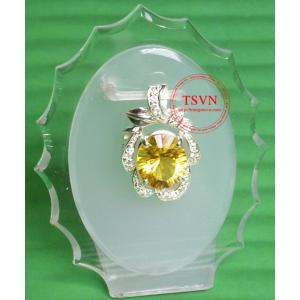 Mặt dây gắn đá Thạch Anh 10