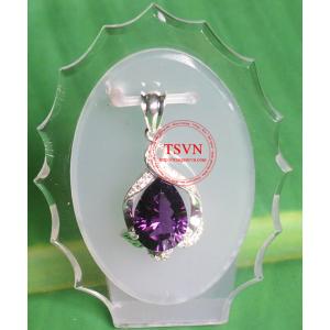 Mặt dây gắn đá Thạch Anh 20