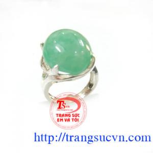 Nhẫn bạc Jadete