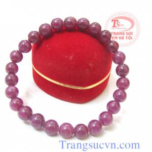 Chuỗi Ruby hạt tròn