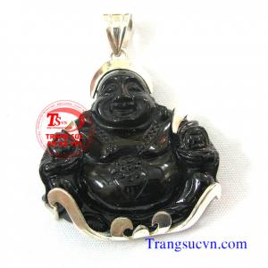 Phật di lặc đá thiên thạch Phật di lặc thiên thạch được chế tác trên chất liệu:  - Phật di lặc thiên thạch thiên nhiên 100%  - Móc được làm bằng bạc ta  - Bán toàn quốc  - Thanh toán an toàn  - Giao hàng tận nơi và thanh toán khi nhận hàng.
