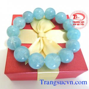 Vòng tay đá quý Aquamarine 