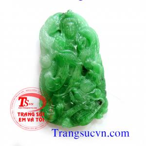 Mặt phật quan âm ngọc cẩm thạch