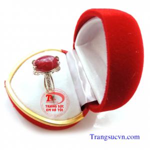 Nhẫn nữ ruby đẳng cấp