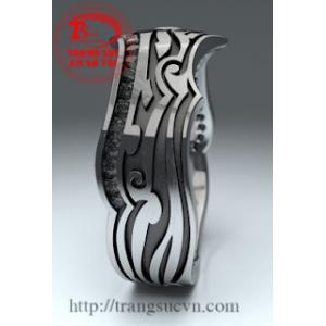 Nhẫn nam chạm khắc