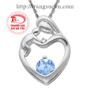 Mặt dây đá topaz