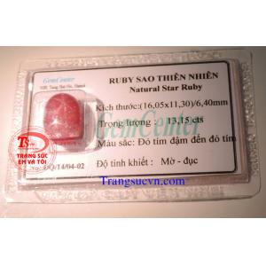 Đá Quý ruby sao tự nhiên cao cấp