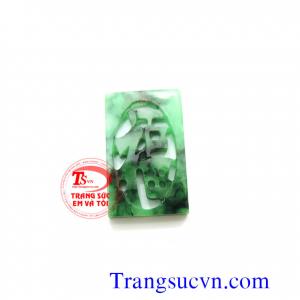 Mặt Chữ Phúc bằng ngọc Jadeite